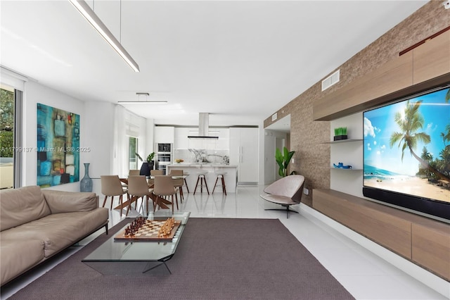 300 Sunny Isles Blvd Unit 4-501, Sunny Isles Beach, FL 33160 - living area featuring light tile patterned flooring