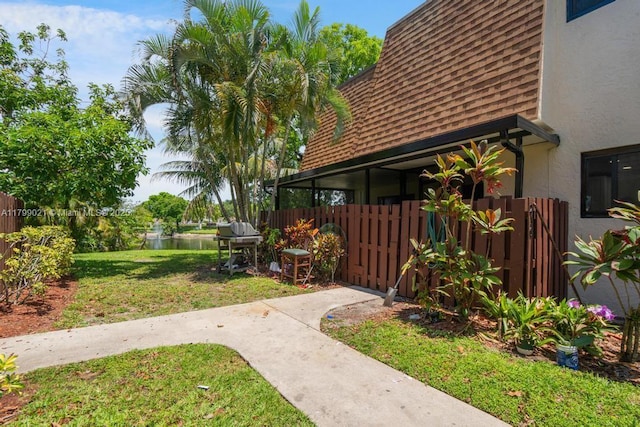 216 San Remo Blvd, North Lauderdale, FL 33068 - view of yard featuring a water view