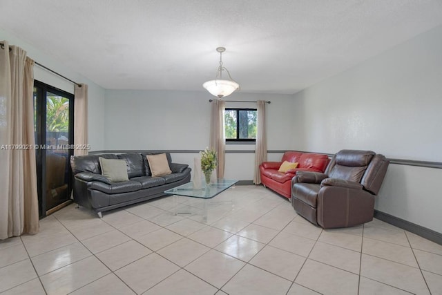 216 San Remo Blvd, North Lauderdale, FL 33068 - living area with light tile patterned flooring and baseboards