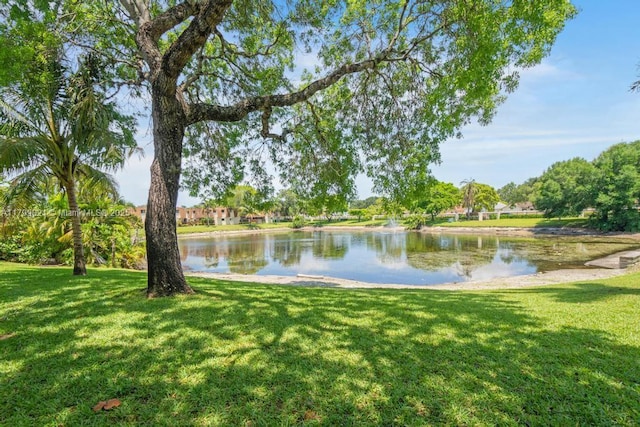 216 San Remo Blvd, North Lauderdale, FL 33068 - view of green lawn featuring a water view