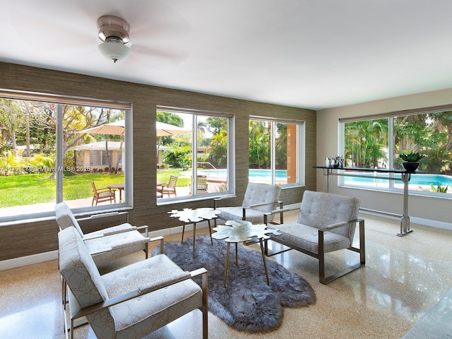 10643 NE 10th Pl, Miami Shores, FL 33138 - sunroom with healthy amount of natural light