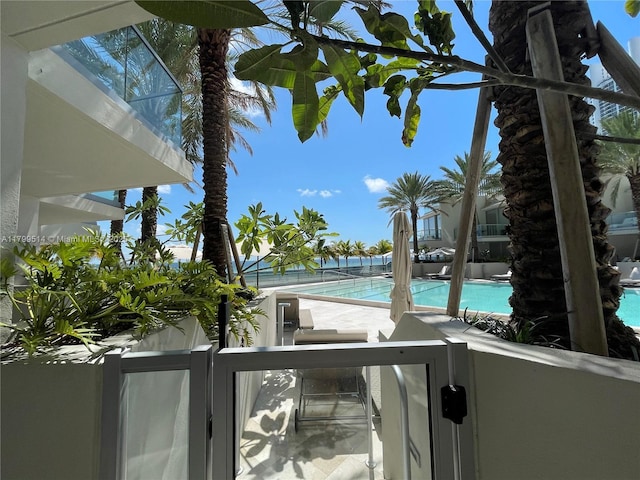 18501 Collins Ave Unit 12, Sunny Isles Beach, FL 33160 - water view with fence