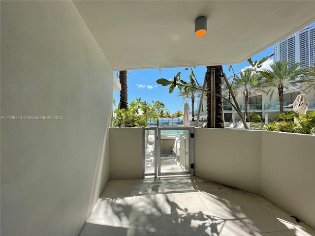 18501 Collins Ave Unit 12, Sunny Isles Beach, FL 33160 - balcony with view of pool area