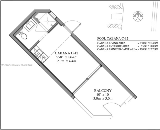 18501 Collins Ave Unit 12, Sunny Isles Beach, FL 33160 - property floor plan