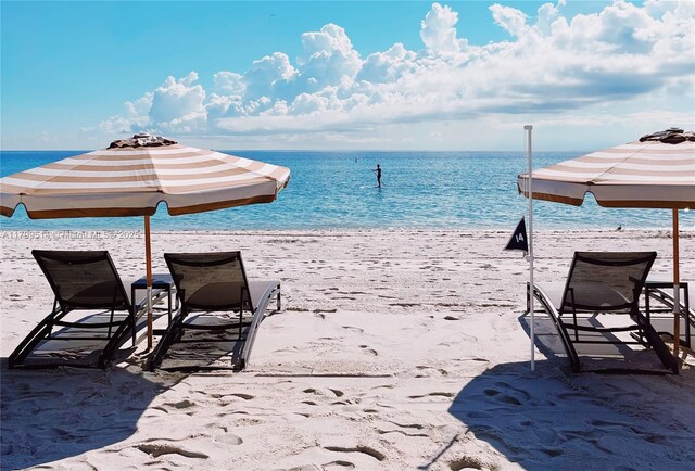 18501 Collins Ave Unit 12, Sunny Isles Beach, FL 33160 - water view featuring local beach