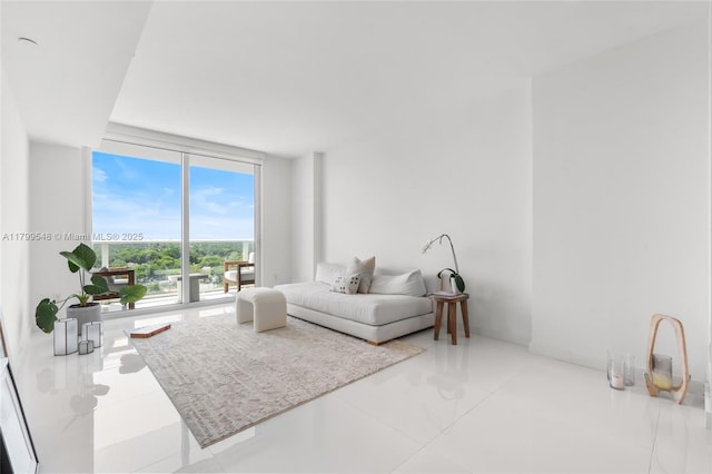 4250 Biscayne Blvd Unit 1112, Miami, FL 33137 - tiled bedroom featuring expansive windows
