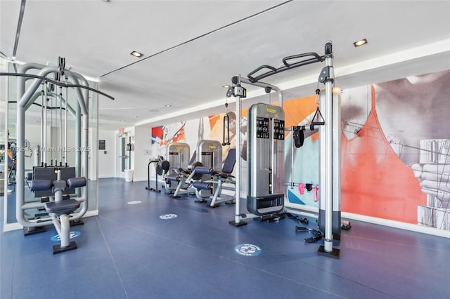 4250 Biscayne Blvd Unit 1112, Miami, FL 33137 - view of gym