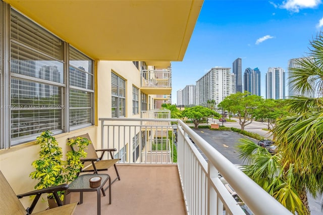 251 174th St Unit 212, Sunny Isles Beach, FL 33160 - balcony featuring a view of skyline