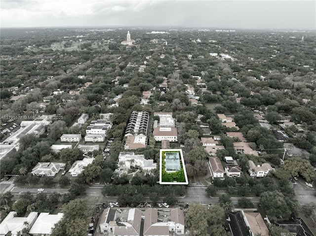 aerial overview of property's location featuring property boundaries highlighted