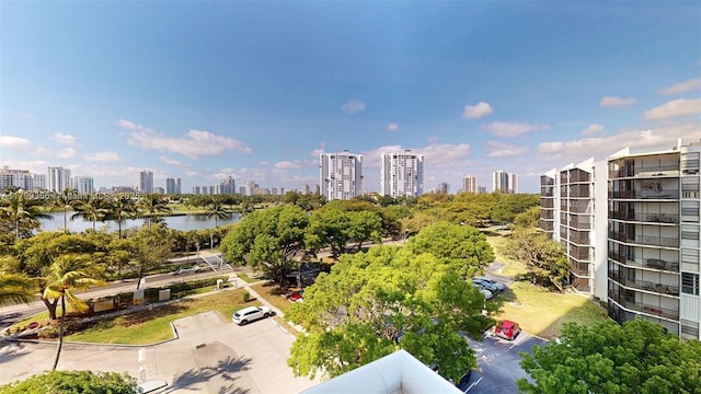 3625 N Country Club Dr Unit 609, Aventura, FL 33180 - drone / aerial view of a view of skyline and a nearby body of water