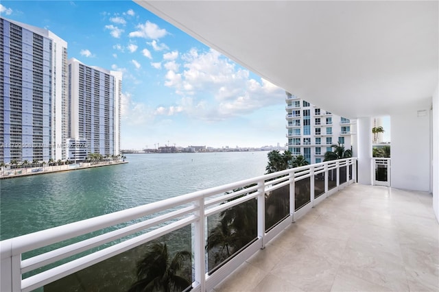 901 Brickell Key Blvd Unit 607, Miami, FL 33131 - balcony with a water view
