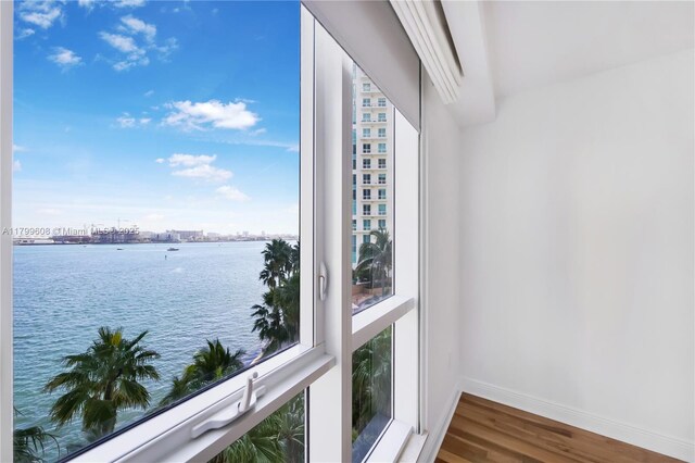 901 Brickell Key Blvd Unit 607, Miami, FL 33131 - water view featuring nearby urban area
