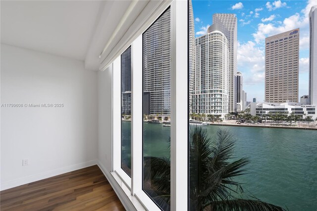 901 Brickell Key Blvd Unit 607, Miami, FL 33131 - water view featuring nearby urban area