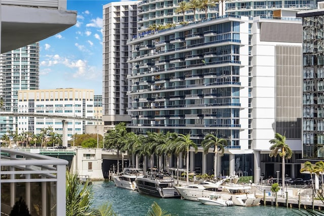 901 Brickell Key Blvd Unit 607, Miami, FL 33131 - view of property with a water view and a view of city
