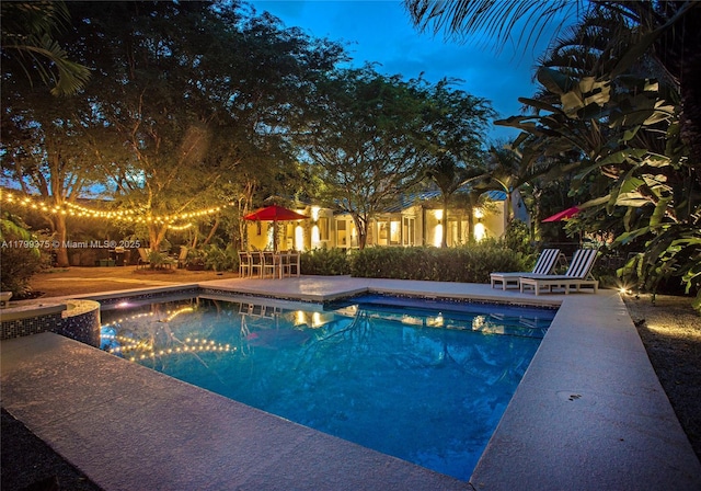 246 NE 92nd St, Miami Shores, FL 33138 - swimming pool featuring a patio