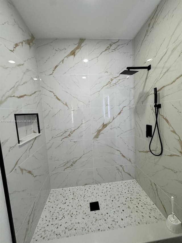 3039 NW 51st Ter, Miami, FL 33142 - bathroom with a marble finish shower