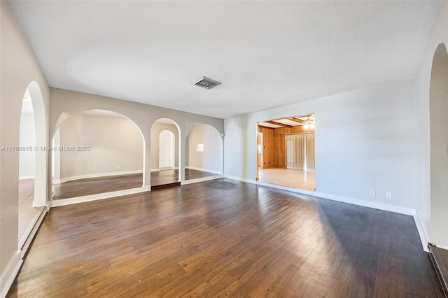 10840 NW 40th St, Coral Springs, FL 33065 - empty room featuring wood finished floors and baseboards
