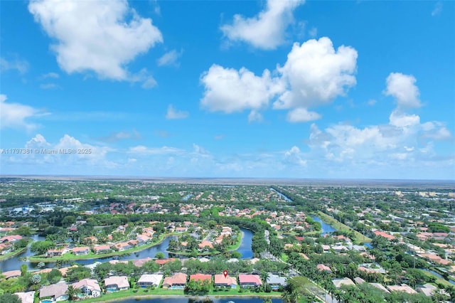 808 Hampton Ct, Weston, FL 33326 - aerial view of residential area featuring a nearby body of water