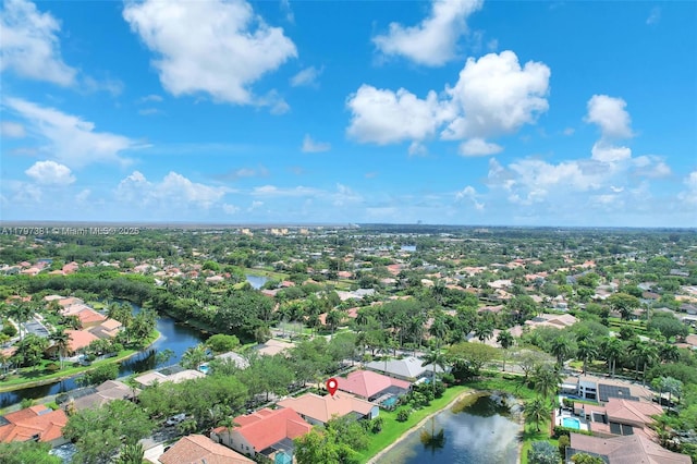 808 Hampton Ct, Weston, FL 33326 - aerial view of property and surrounding area with nearby suburban area and a large body of water