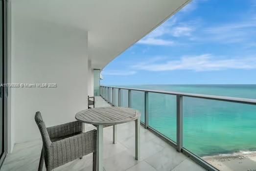 4111 S Ocean Dr Unit 3205, Hollywood, FL 33019 - balcony with a water view