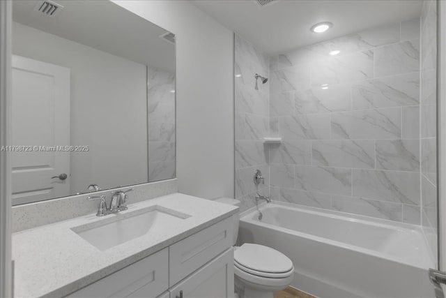 2048 NW 3rd Ter, Cape Coral, FL 33993 - full bath featuring toilet, washtub / shower combination, and vanity