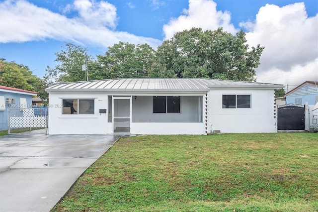 3241 SW 66th Ave, Miramar, FL 33023 - single story home featuring a standing seam roof, driveway, metal roof, and stucco siding