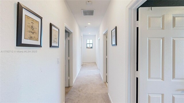 22986 SW 128th Pl, Miami, FL 33170 - hallway with light colored carpet and recessed lighting