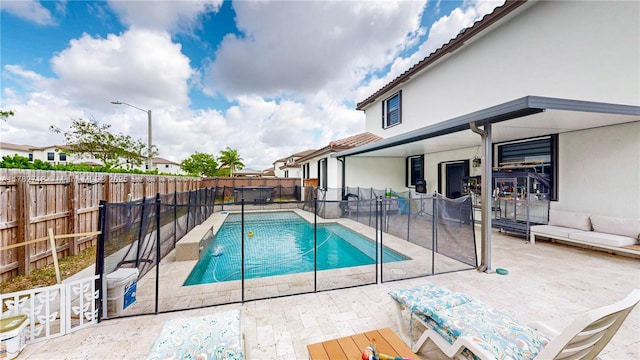 22986 SW 128th Pl, Miami, FL 33170 - view of pool featuring a fenced backyard and a patio