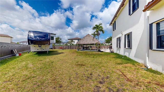 22986 SW 128th Pl, Miami, FL 33170 - view of yard featuring a gazebo and a patio