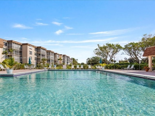 view of community pool