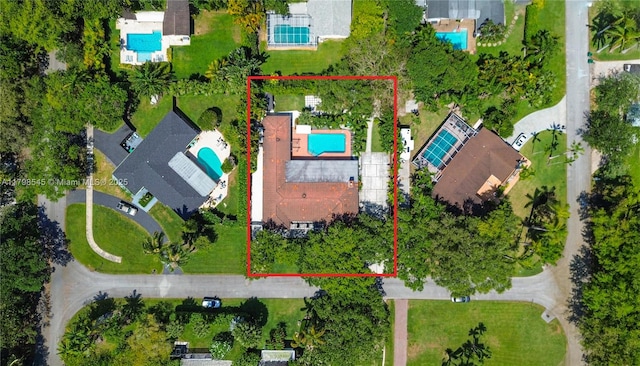 17514 SW 82nd Ct, Palmetto Bay, FL 33157 - view of property location featuring property parcel outlined