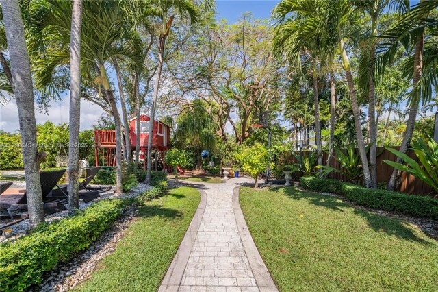 17514 SW 82nd Ct, Palmetto Bay, FL 33157 - view of property's community featuring a yard