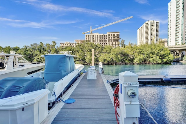 3400 NE 192nd St Unit Ph11, Aventura, FL 33180 - dock area featuring a water view