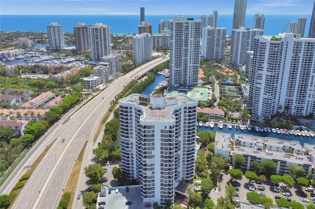 3400 NE 192nd St Unit Ph11, Aventura, FL 33180 - view of urban area with a highway and a large body of water