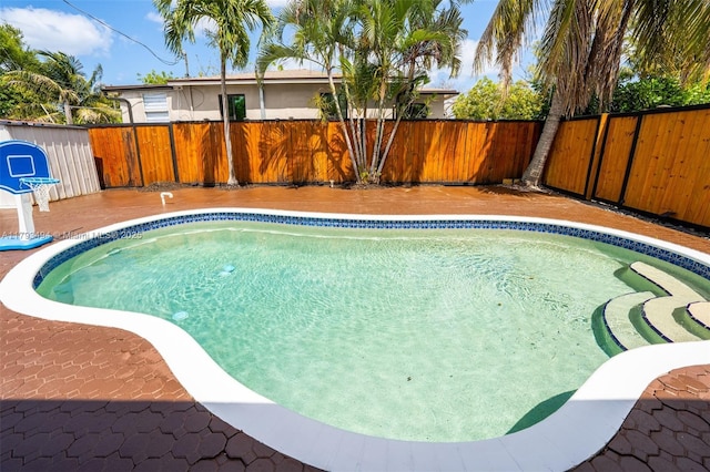 327 S 28th Ave, Hollywood, FL 33020 - view of swimming pool with a fenced backyard