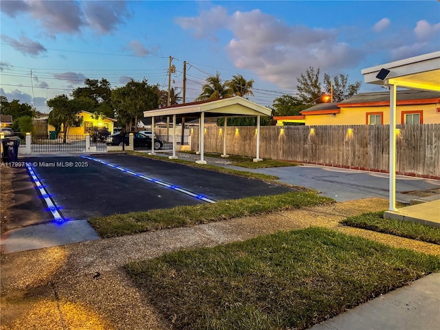 2966 NW 26th St, Miami, FL 33142 - uncovered parking lot with fence