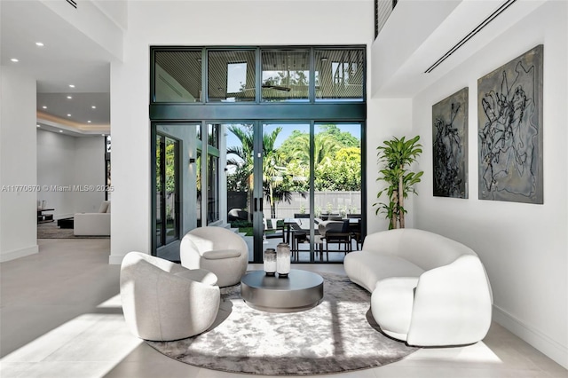 11143 NE 8th Ave, Biscayne Park, FL 33161 - lobby featuring recessed lighting and a high ceiling