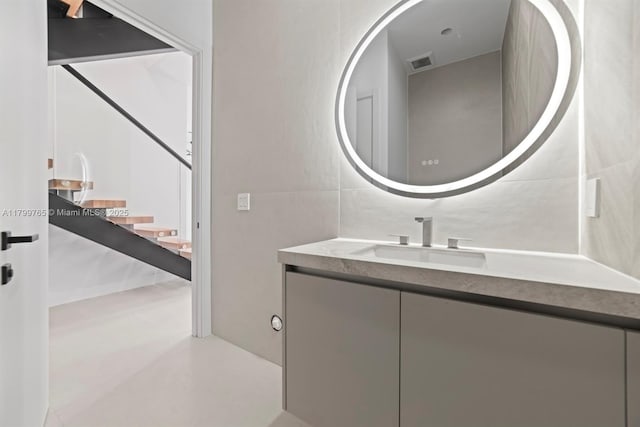 1320 NE 16th Ave, Fort Lauderdale, FL 33304 - bathroom with vanity and concrete flooring