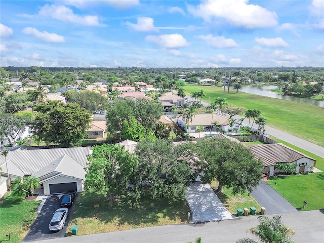 15827 Waverly Mnr, Davie, FL 33331 - aerial perspective of suburban area featuring a nearby body of water