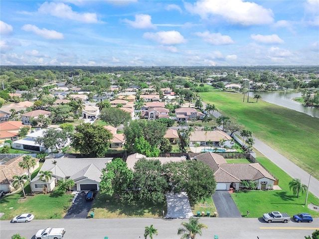 15827 Waverly Mnr, Davie, FL 33331 - aerial perspective of suburban area featuring a nearby body of water