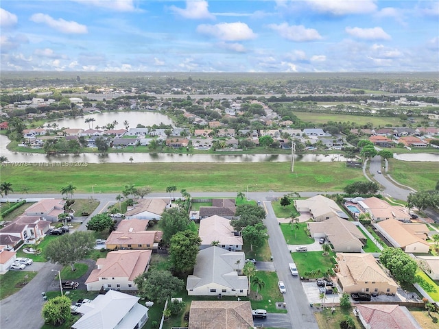 15827 Waverly Mnr, Davie, FL 33331 - aerial view of property and surrounding area with nearby suburban area and a large body of water