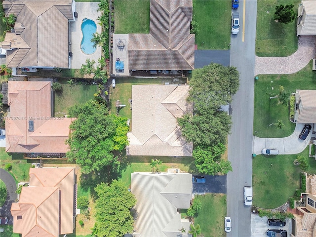 15827 Waverly Mnr, Davie, FL 33331 - bird's eye view of a pool