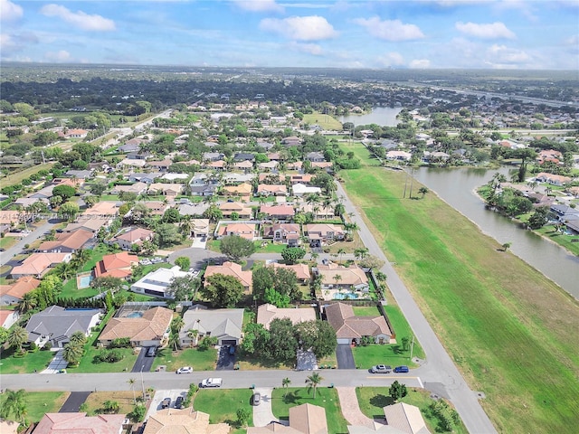 15827 Waverly Mnr, Davie, FL 33331 - aerial view of property and surrounding area with a large body of water and nearby suburban area