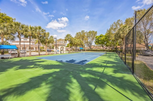 5020 Ibis Ct, Coconut Creek, FL 33073 - view of tennis court with fence