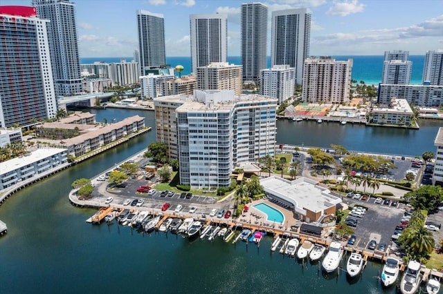 100 Golden Isles Dr Unit 1105, Hallandale Beach, FL 33009 - view of urban area featuring a nearby body of water