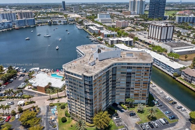 100 Golden Isles Dr Unit 1105, Hallandale Beach, FL 33009 - view of urban area featuring a large body of water