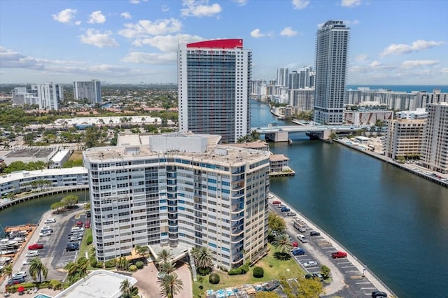 100 Golden Isles Dr Unit 1105, Hallandale Beach, FL 33009 - view of urban area with a large body of water