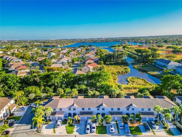 16818 SW 1st Mnr, Pembroke Pines, FL 33027 - aerial perspective of suburban area featuring a nearby body of water