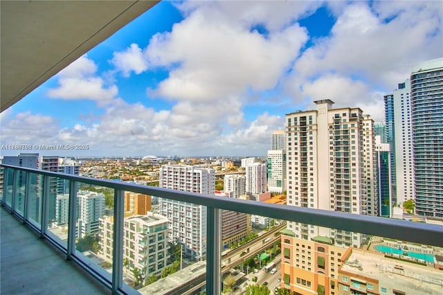 1111 SW 1st Ave Unit 2223-N, Miami, FL 33130 - balcony with a city view