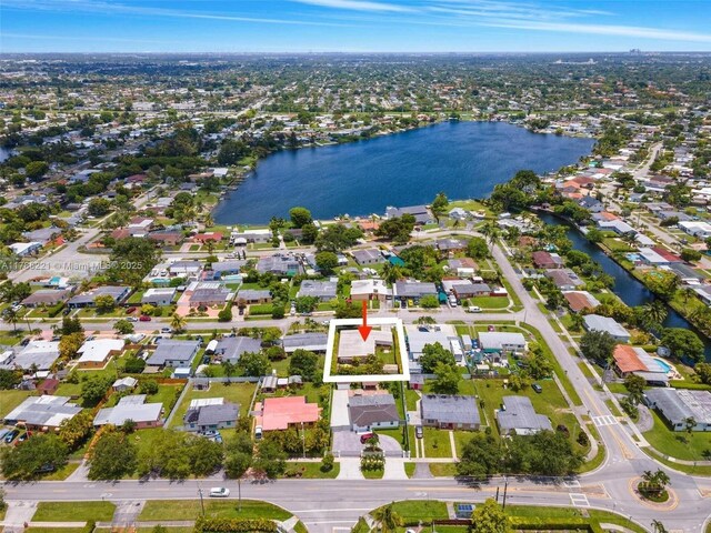 5010 SW 111th Ave, Miami, FL 33165 - view of property location with a nearby body of water and nearby suburban area
